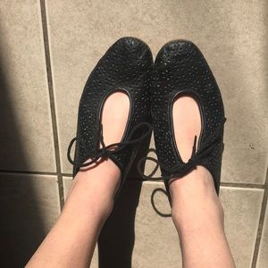 Seychelles eyelet leather flats 7.5